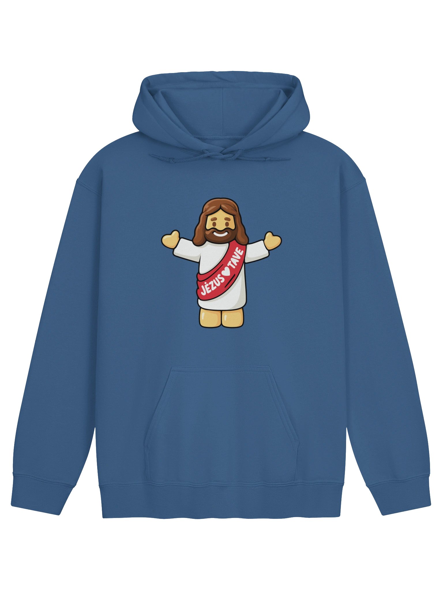 Jėzus ❤️ Tave · Lithuanian Jesus Hoodie product image (1)