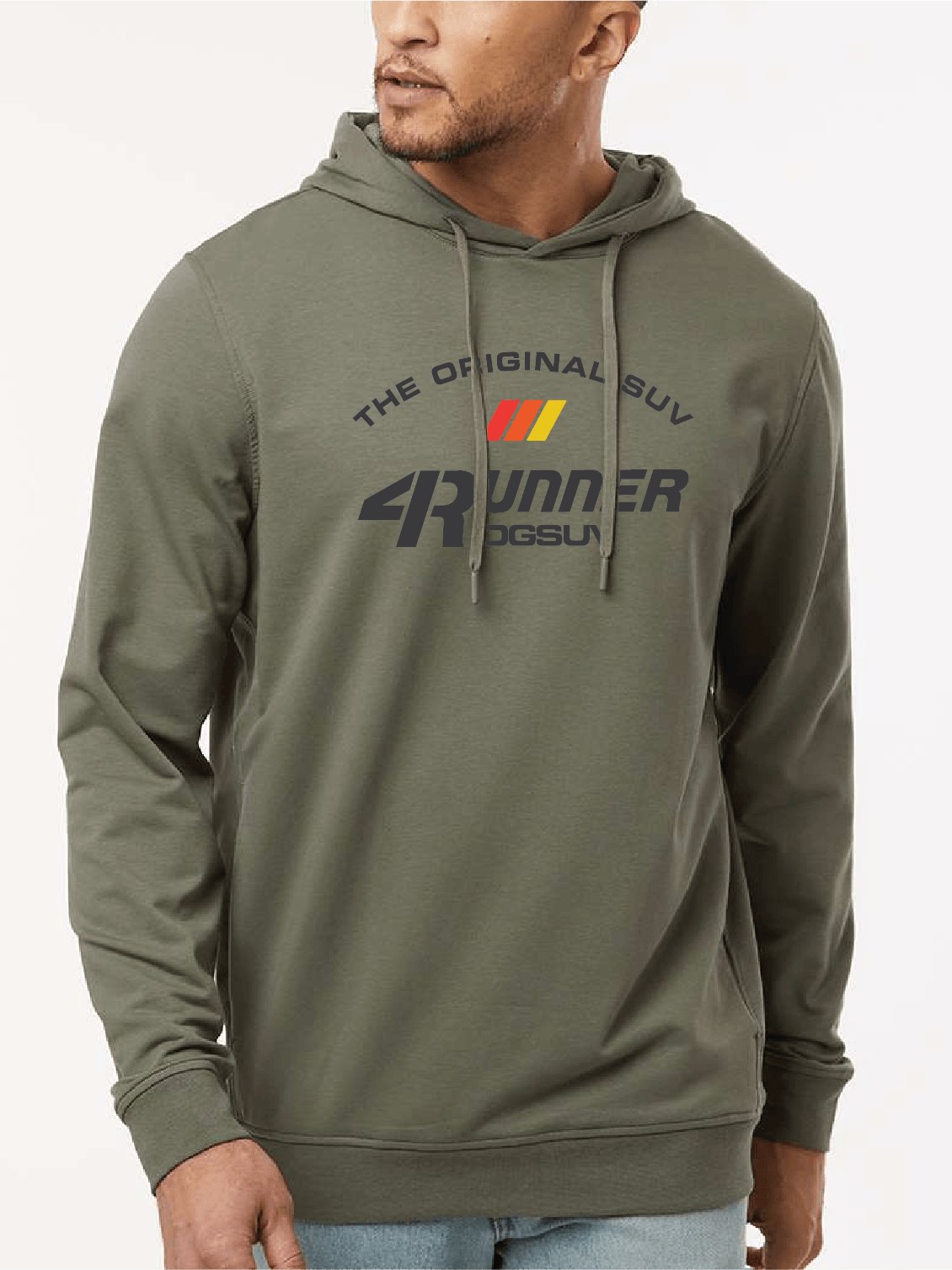 Simple Unisex Premium Hoodie - Olive/Black product image (1)