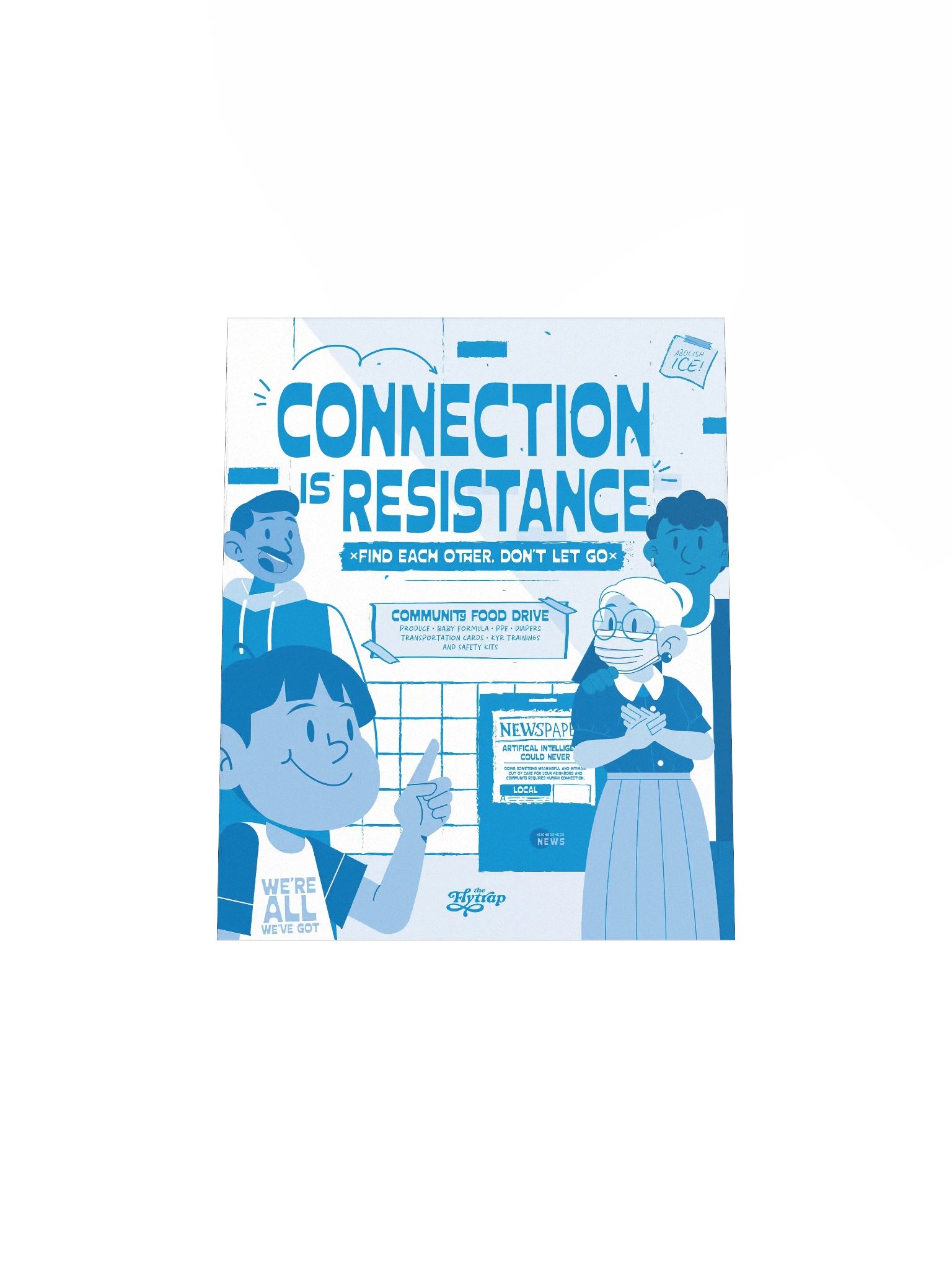 Connection is Resistance 8x10 Poster product image (4)