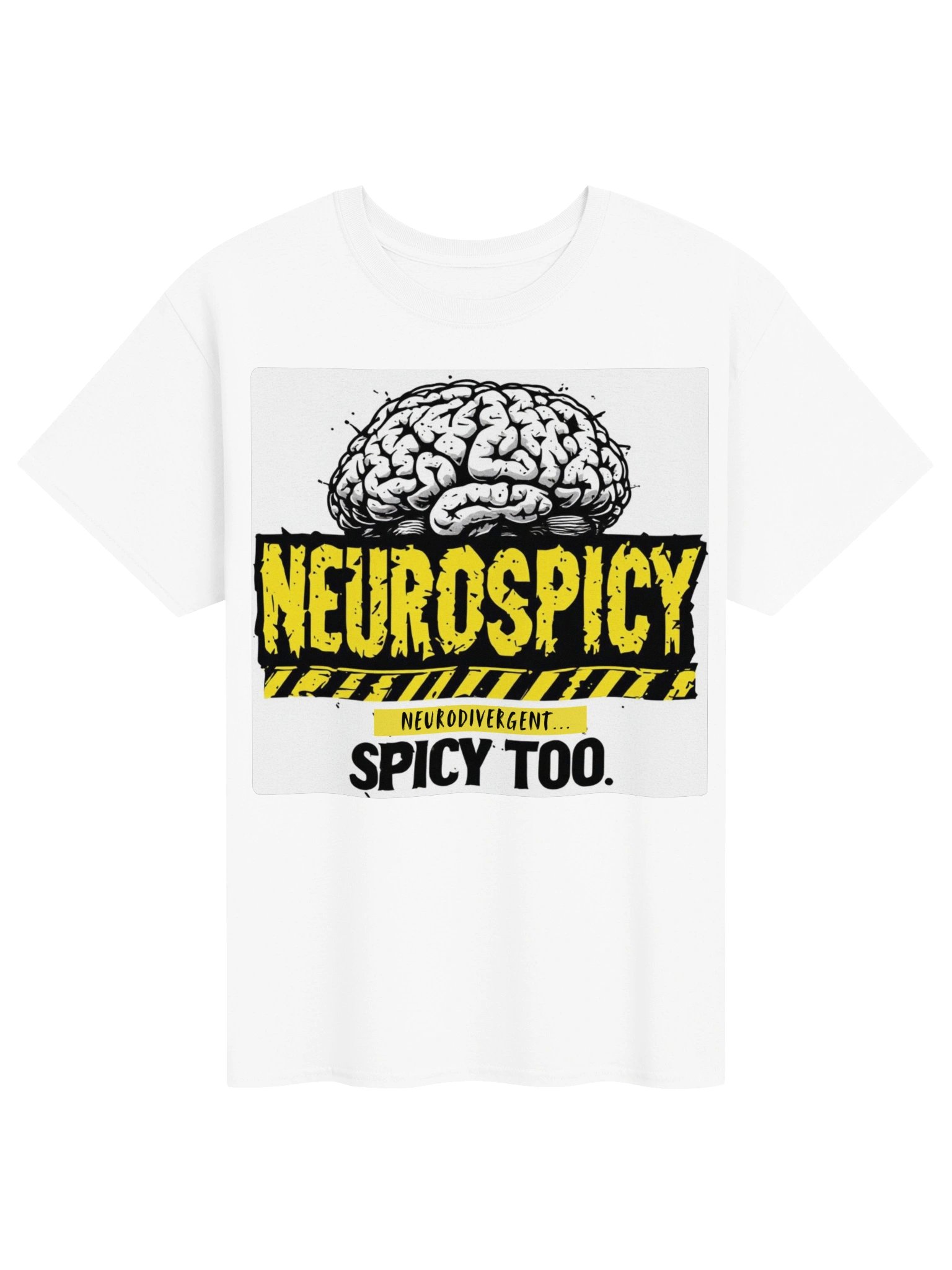 Neurospiky Bold Brain Graphic Tee product image (1)