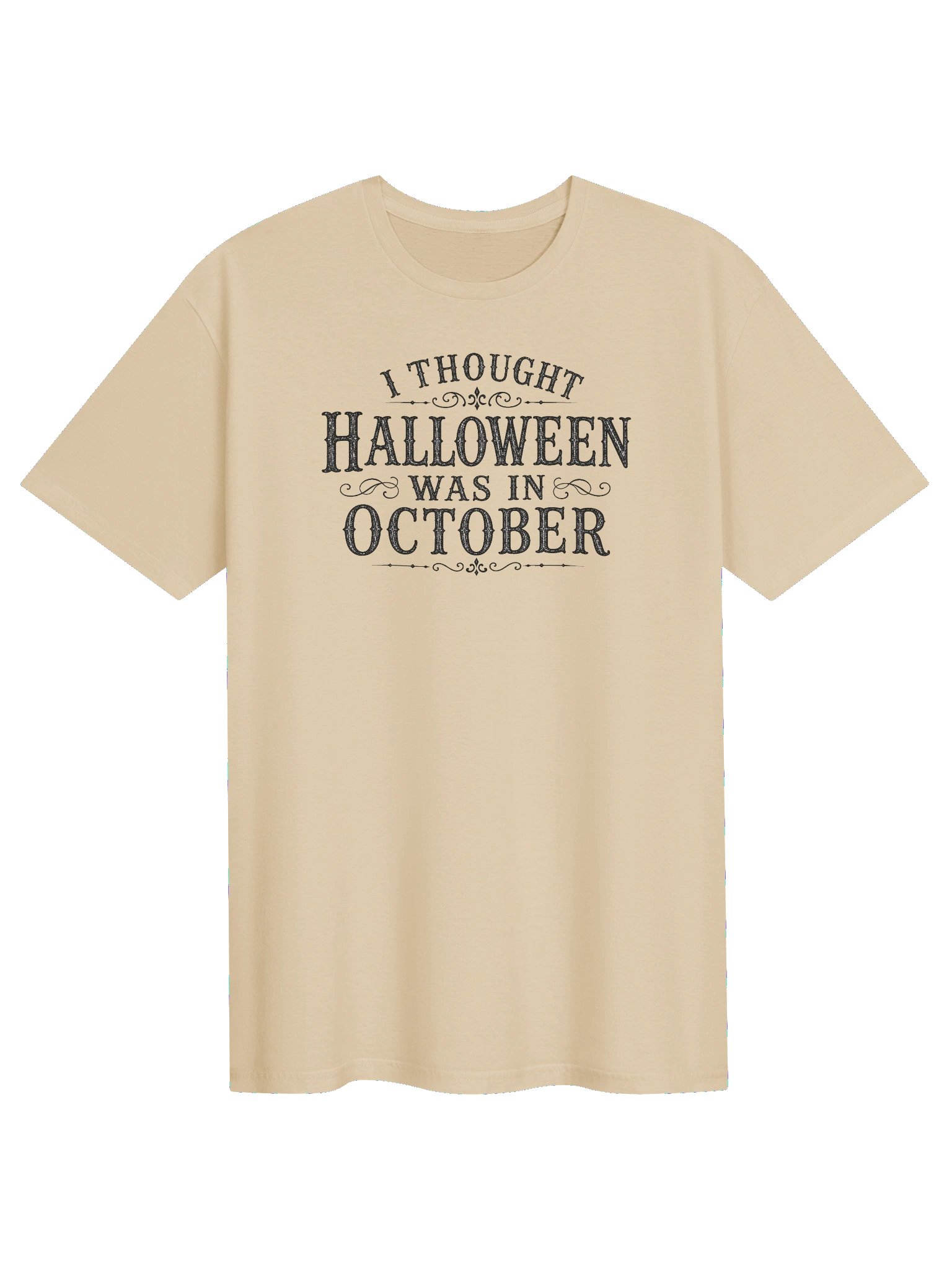 I THOUGHT HALLOWEEN WAS IN OCTOBER, Unisex Cotton Softstyle T-Shirt product image (21)