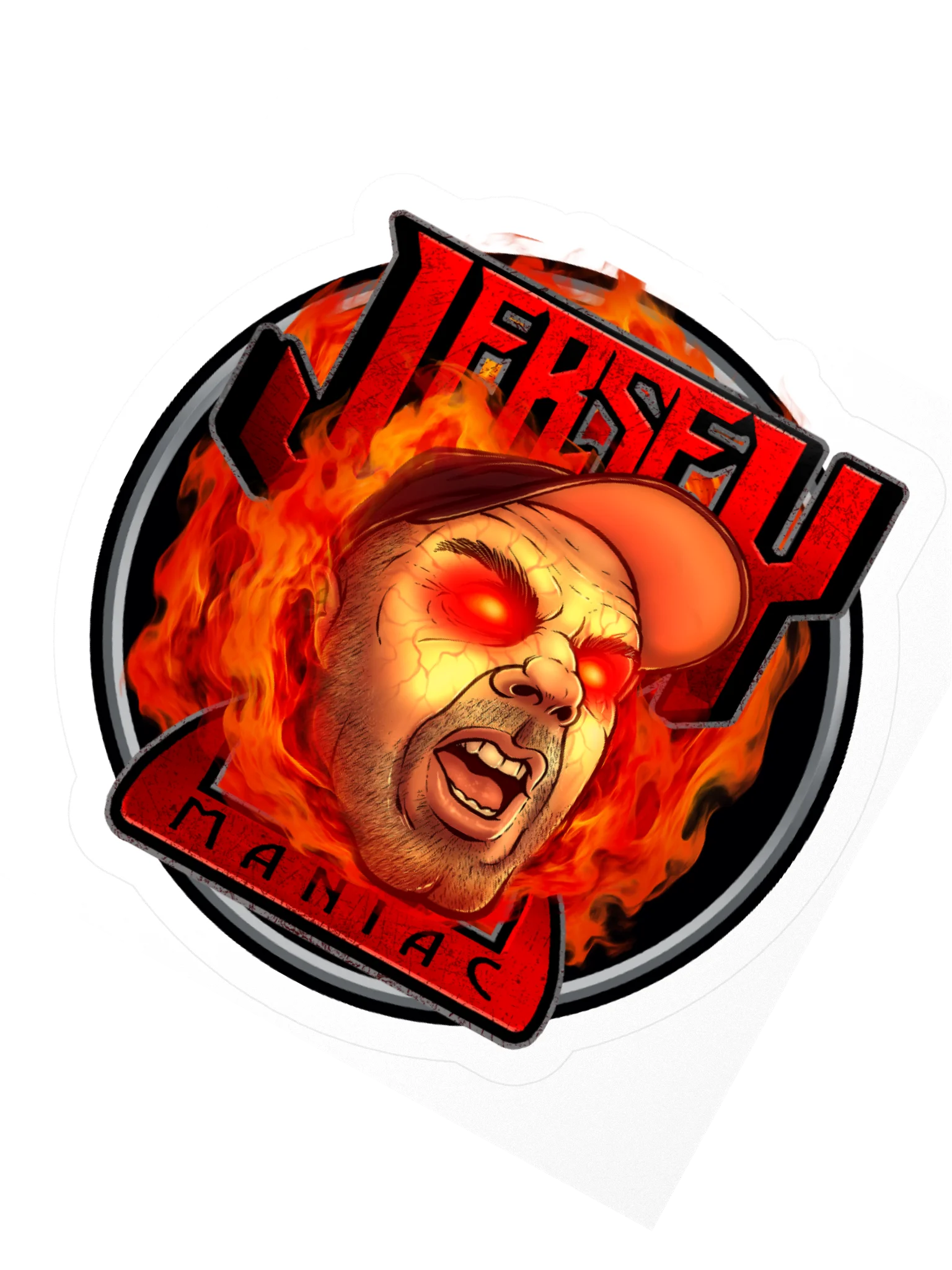 Angry Maniac Sticker product image (2)