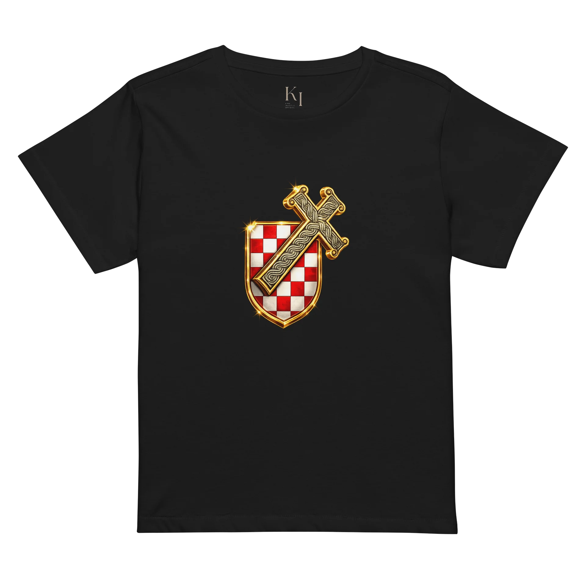ZLATNI KRIŽ HRVATSKOG ZAVJETA -ŽENSKA MAJICA KRATKIH RUKAVA product image (2)