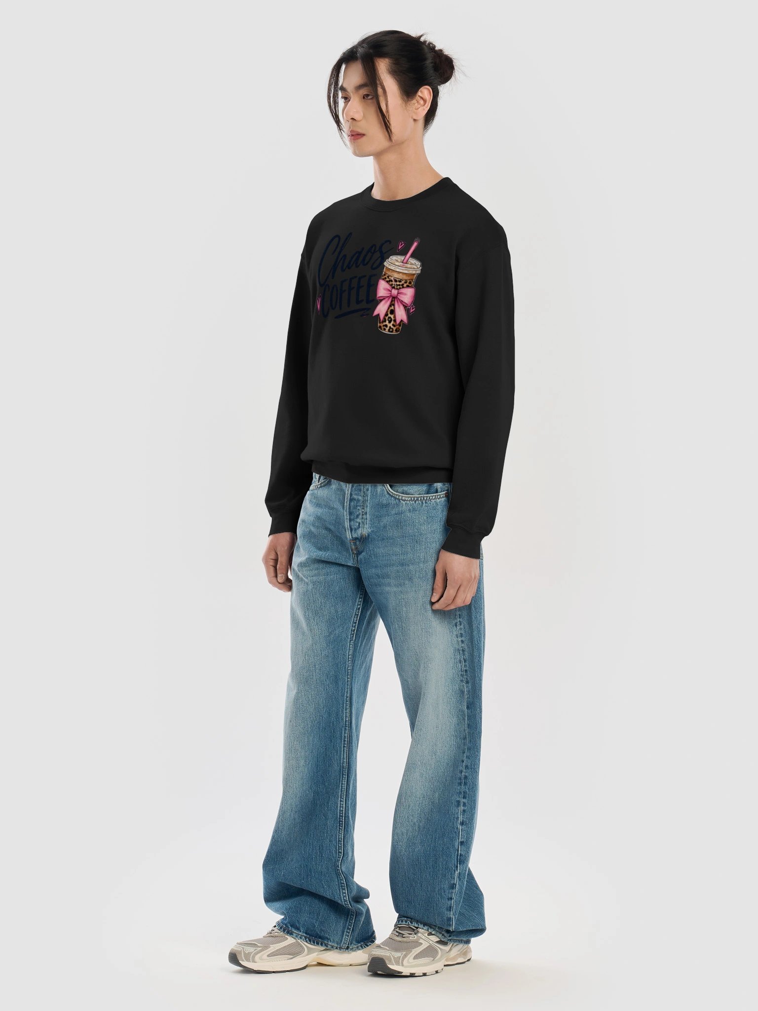 Chaos Coffee Sweatshirt | Iced Coffee Sports Mom Crewneck product image (7)