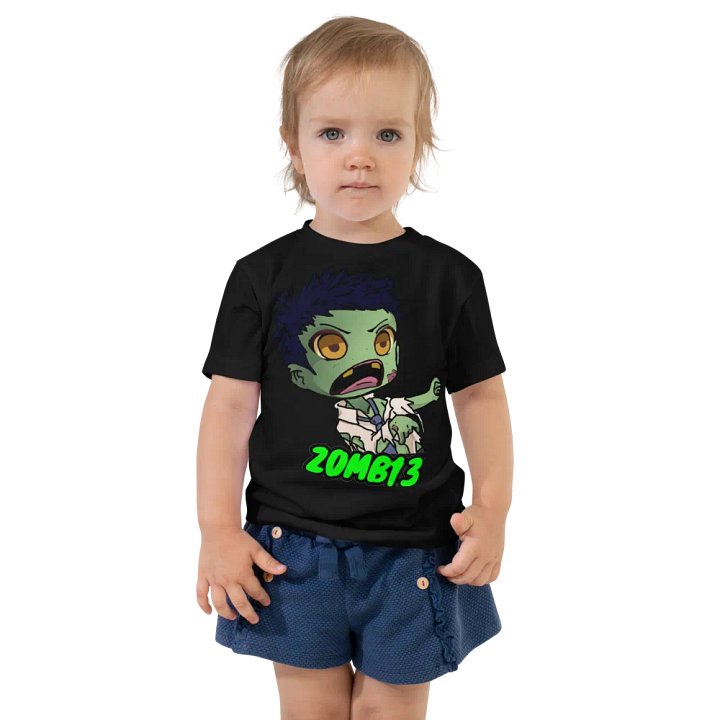 ZOMB13's Green Zombie Toddler T-Shirt product image (1)