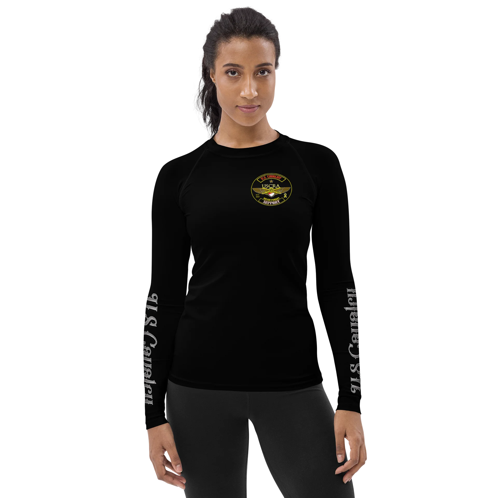 Women's USCRA Long Sleeve SUPPORT "Rash Guard"Tee product image (1)