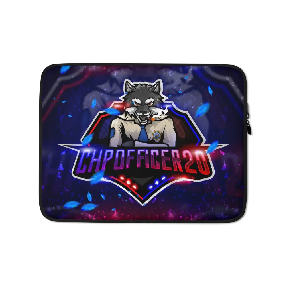 Neon Wolf Chief Laptop Sleeve product image (1)