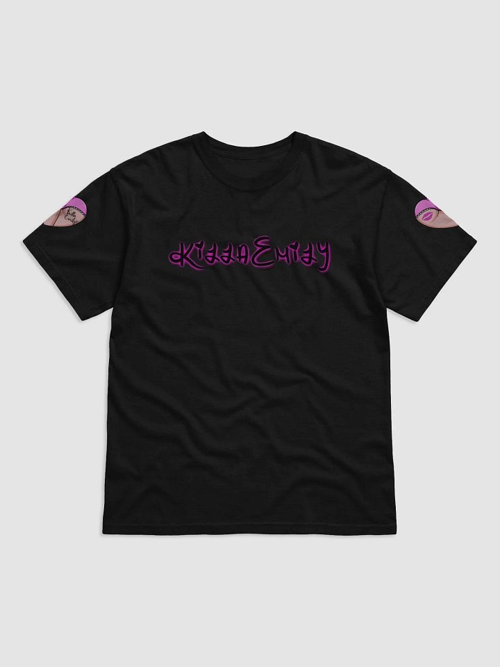 KILLA EMILY AUTOGRAPH TEE WITH PINK HEART BUTT SLEEVES product image (1)
