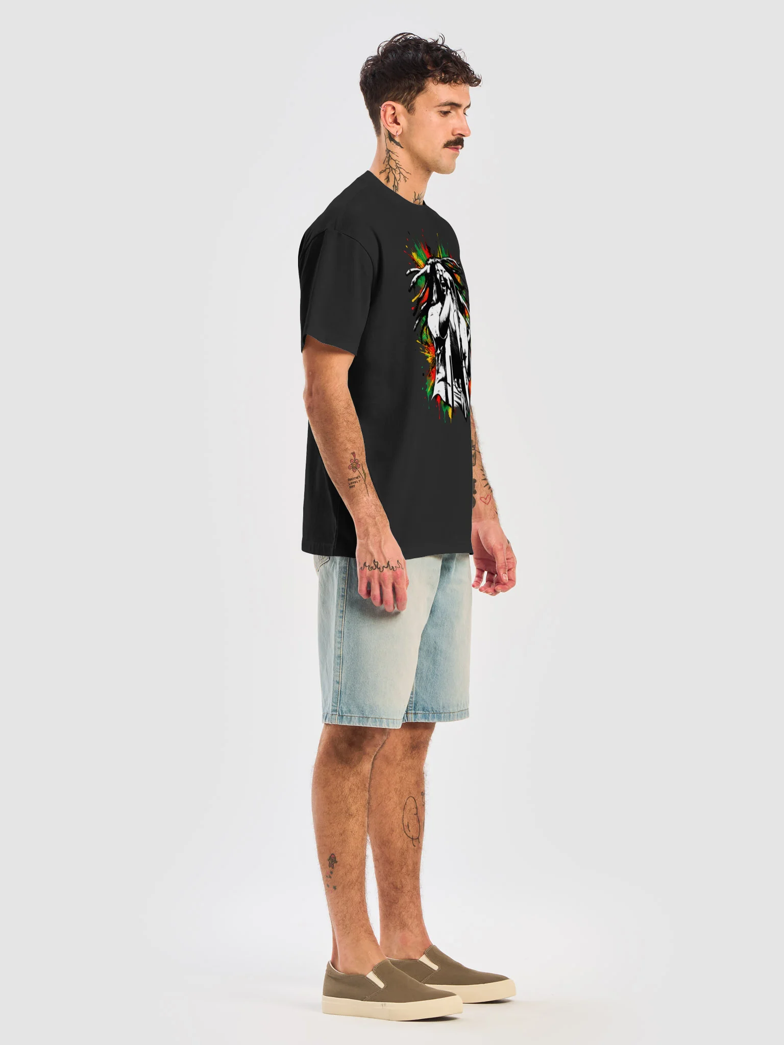 Reggae Mic Burst Box Tee product image (27)