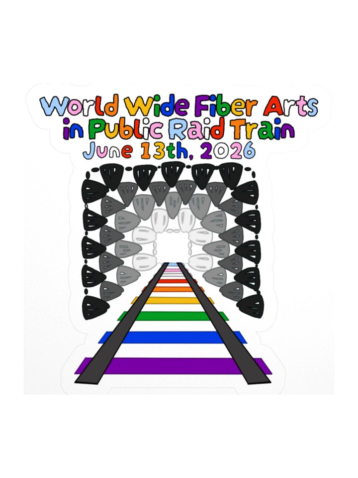 Worldwide Fiber Arts In Public Day Event Sticker product image (1)