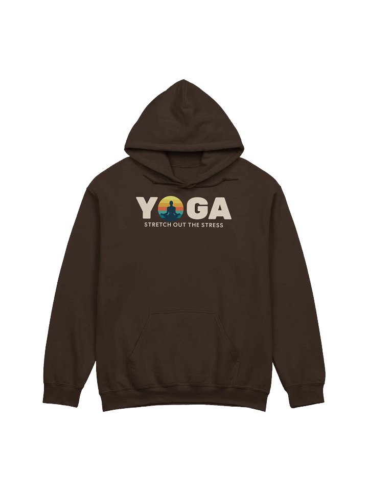 Yoga - Stretch Out the Stress Hoodie product image (3)