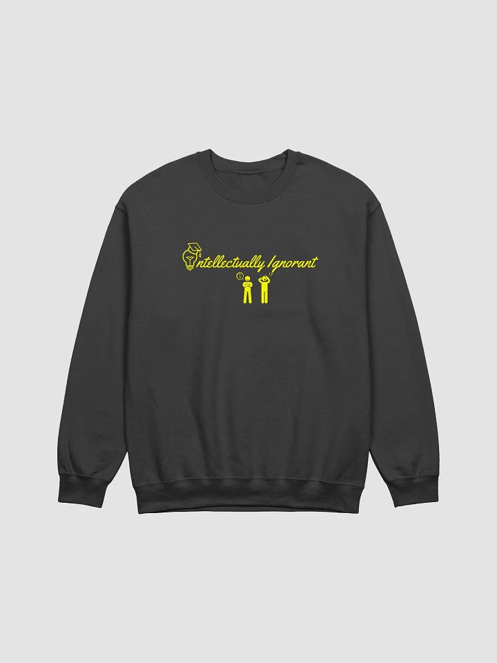 Intellectually Ignorant (Yellow LOGO) Crewneck Sweatshirt product image (1)