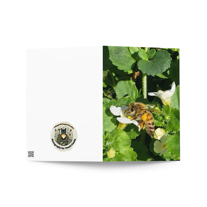Fetching Pollen Bee Greeting Card product image (2)