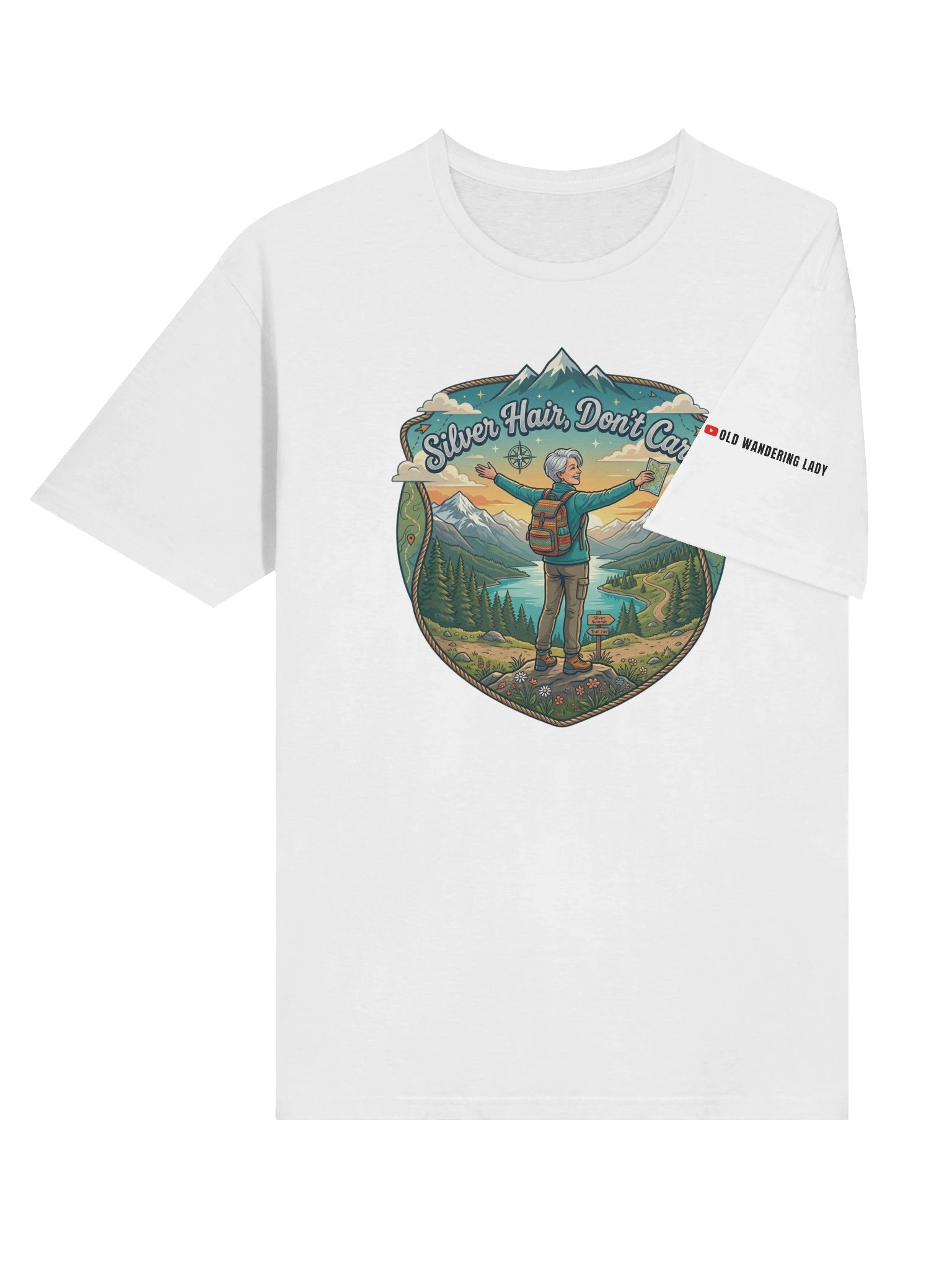 Silver Hair, Don't Care Women's Comfort Tee product image (6)