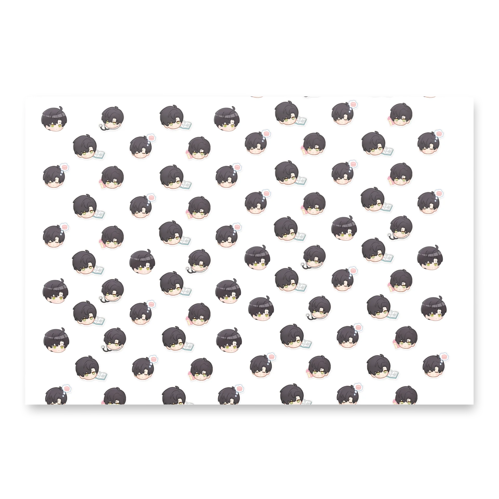 Zayne Chibi Pattern Wrapping Sheets product image (1)