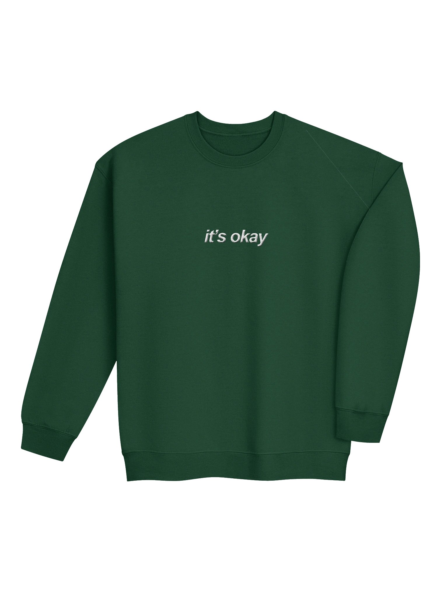 The "It's Okay" Embroidered Crewneck product image (5)
