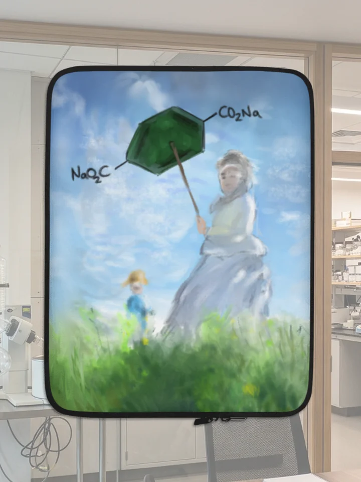 ChemScrapes Woman with Parasalt Chemistry Laptop Sleeve product image (1)