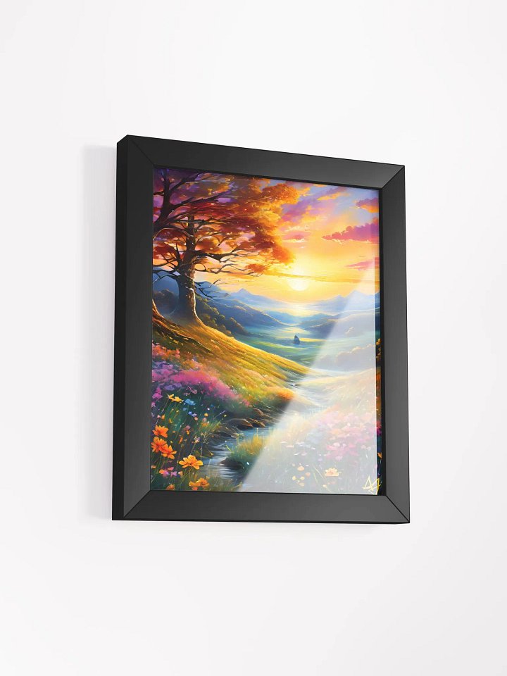 Summer Meadow: AI Art Print - Framed Wall Decor product image (24)
