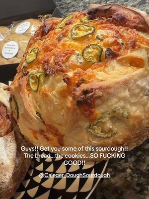 This is seriously the best bread I’ve ever had! Get some from @Caleger_Dough Sourdough like now!!!