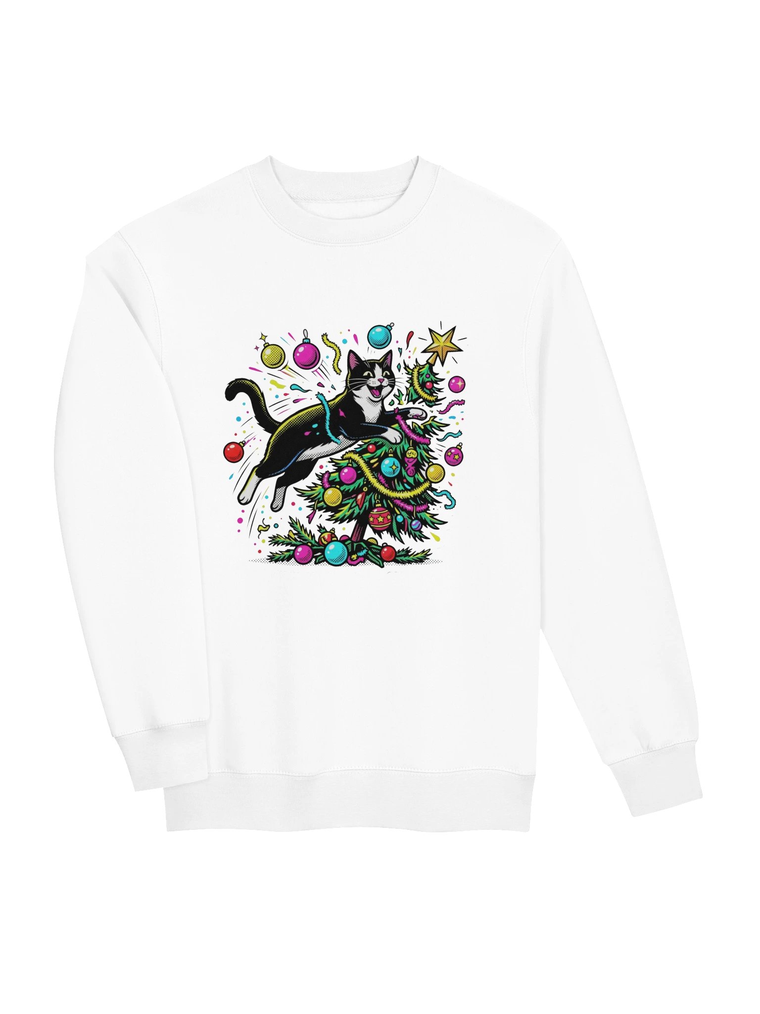 Tree Toppler Cat Crewneck product image (9)