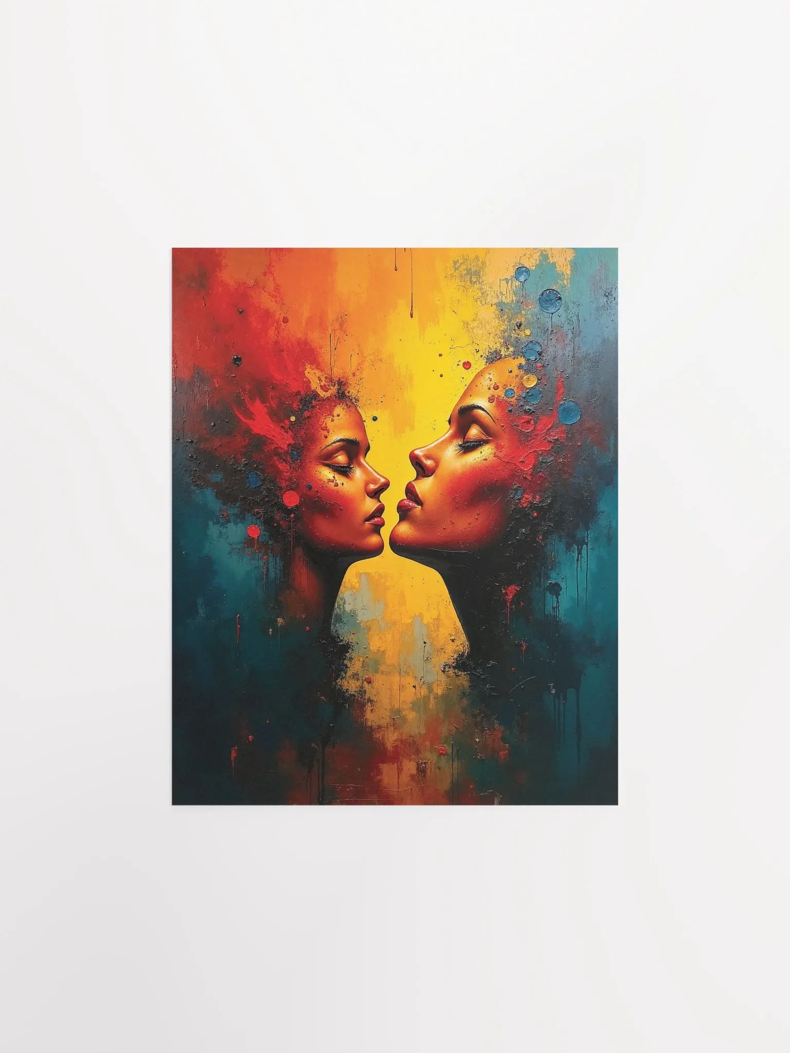 Fiery Encounter Matte Poster product image (29)