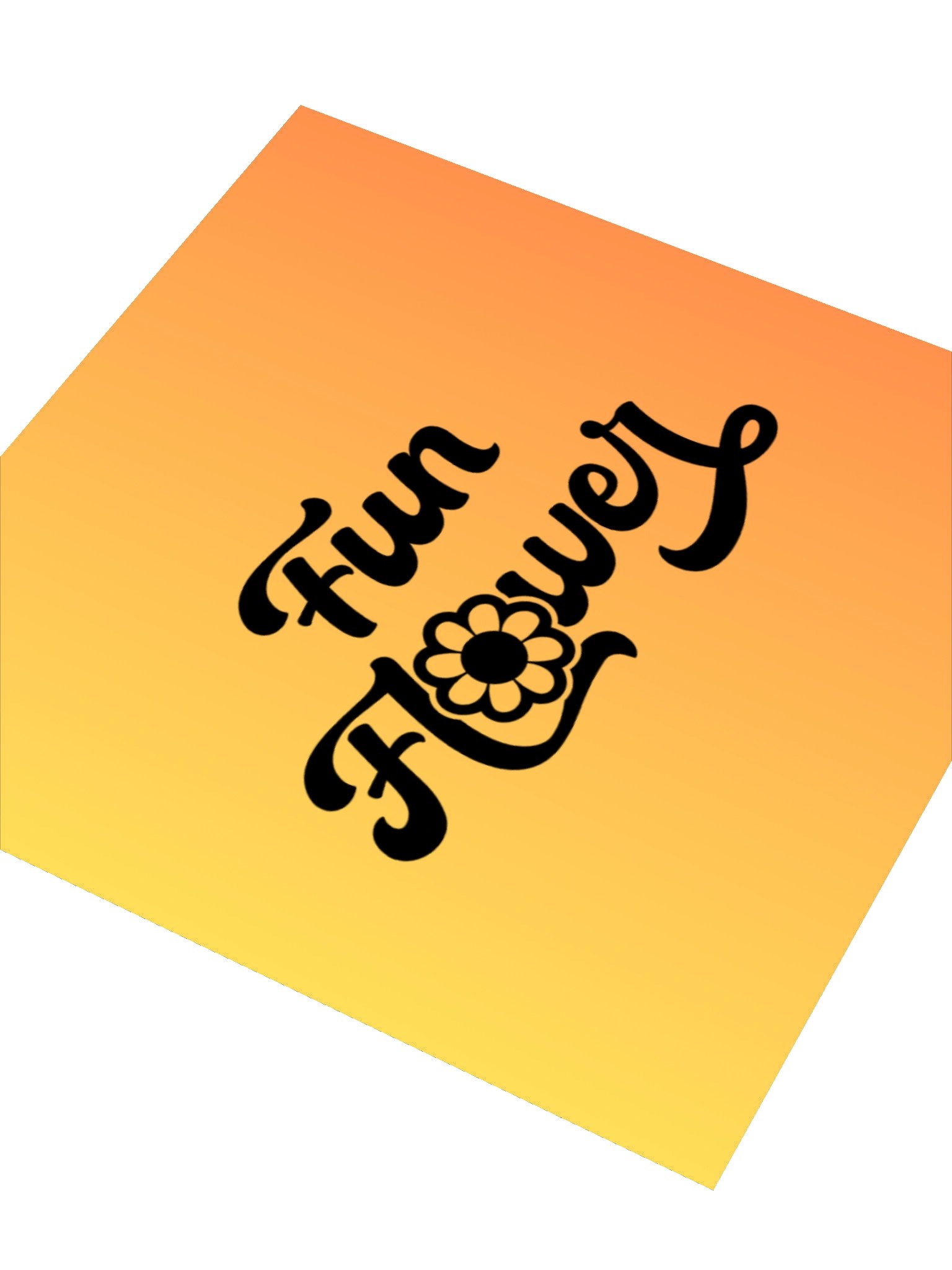 Orange Funflower Sticker product image (3)