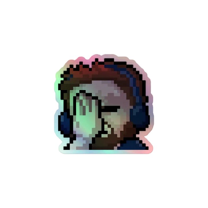 DuncFacePalm Holo Sticker product image (1)