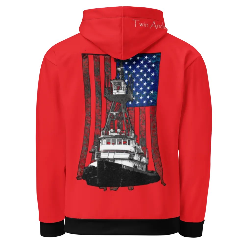 AF & Tug CE (Red) – Performance Marine Wear | Twin Anchor Apparel North Current Line product image (6)