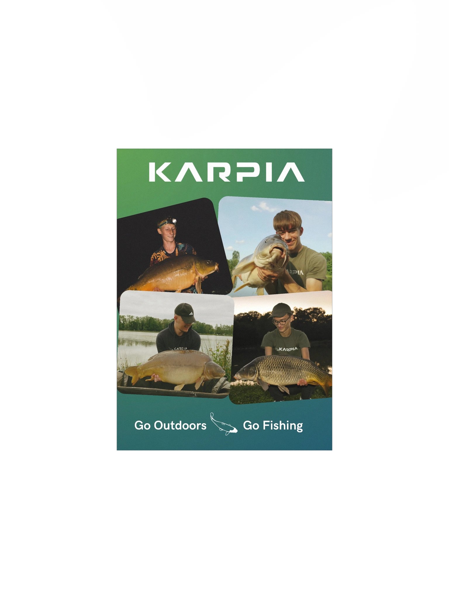 Karpia Go Outdoors Go Fishing Poster product image (1)