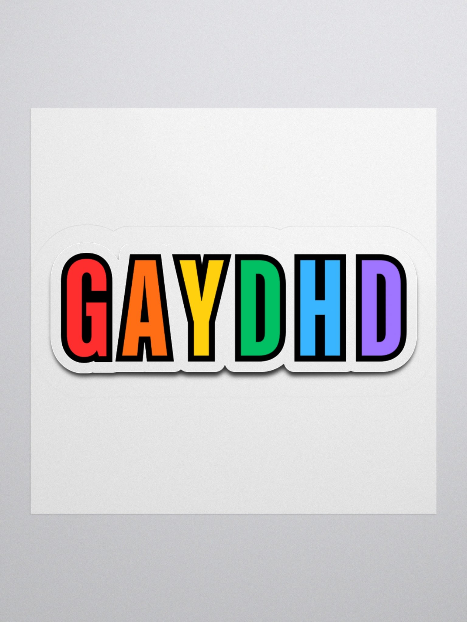 gayDHD Sticker product image (1)