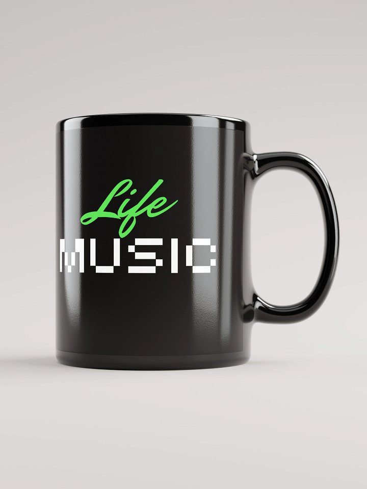 Life Music Mug (Black) product image (2)