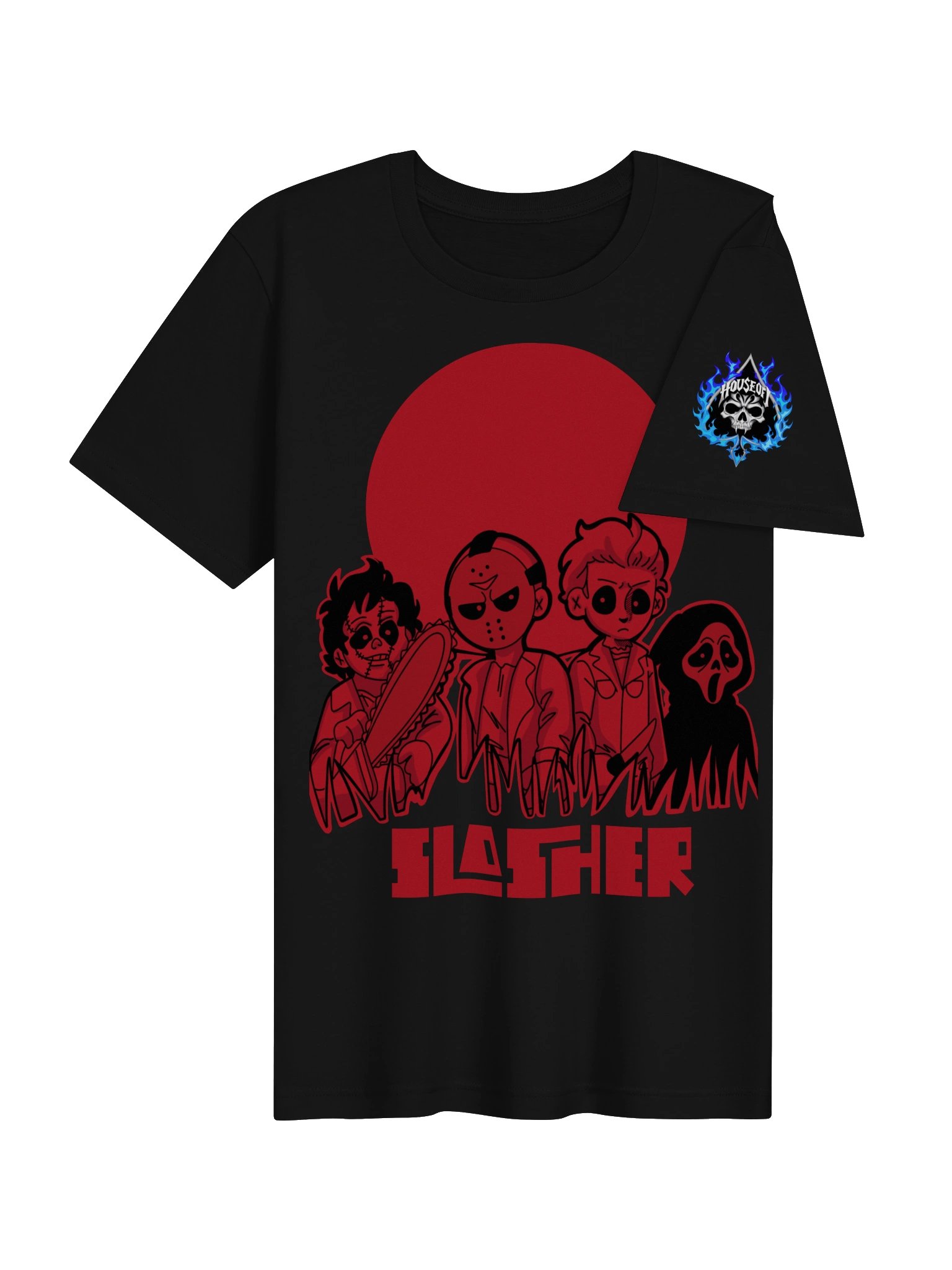 House of Slashers (Front) Unisex-Tee product image (4)