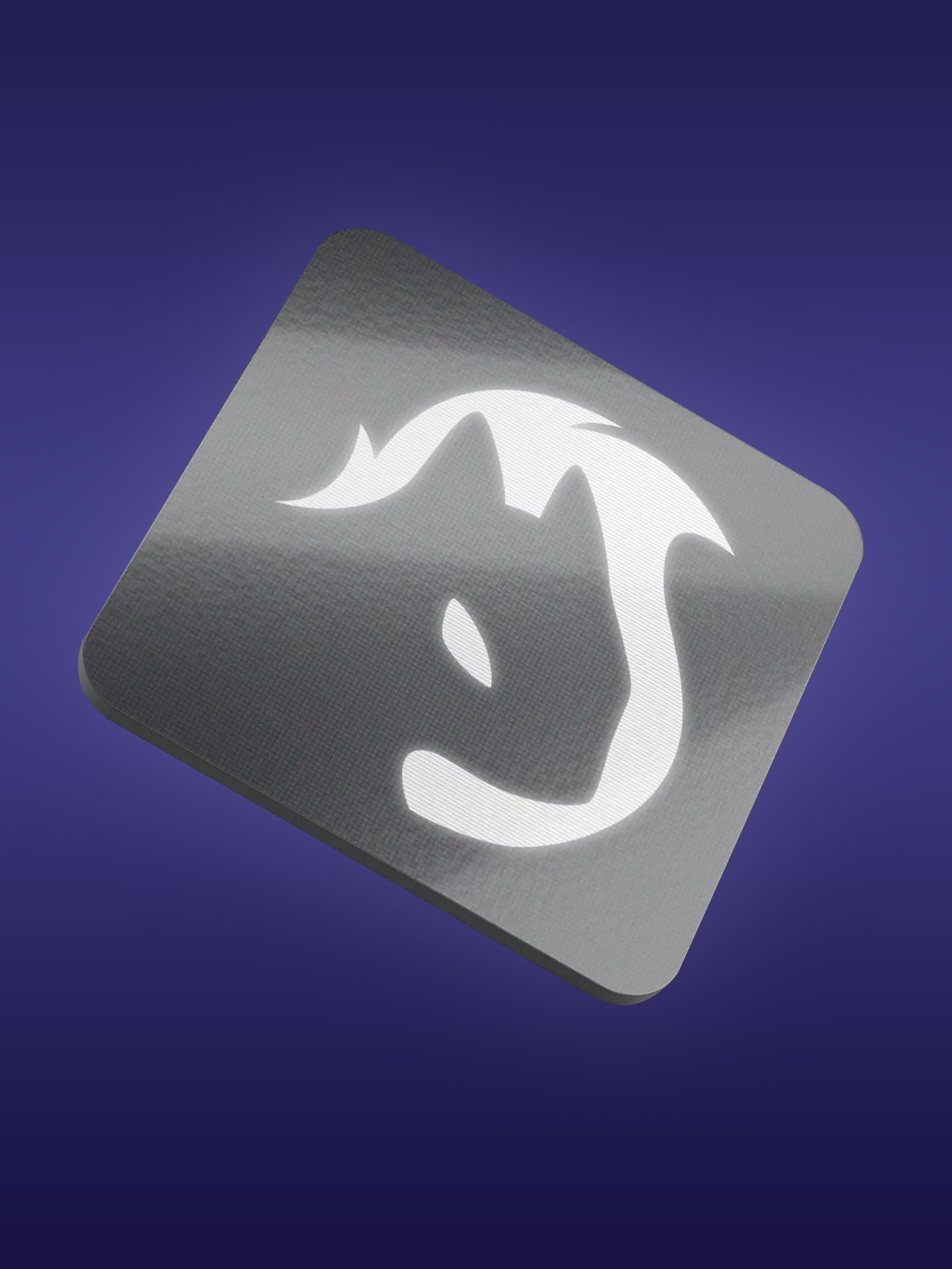 Squirrel Coaster (Monochrome) product image (1)