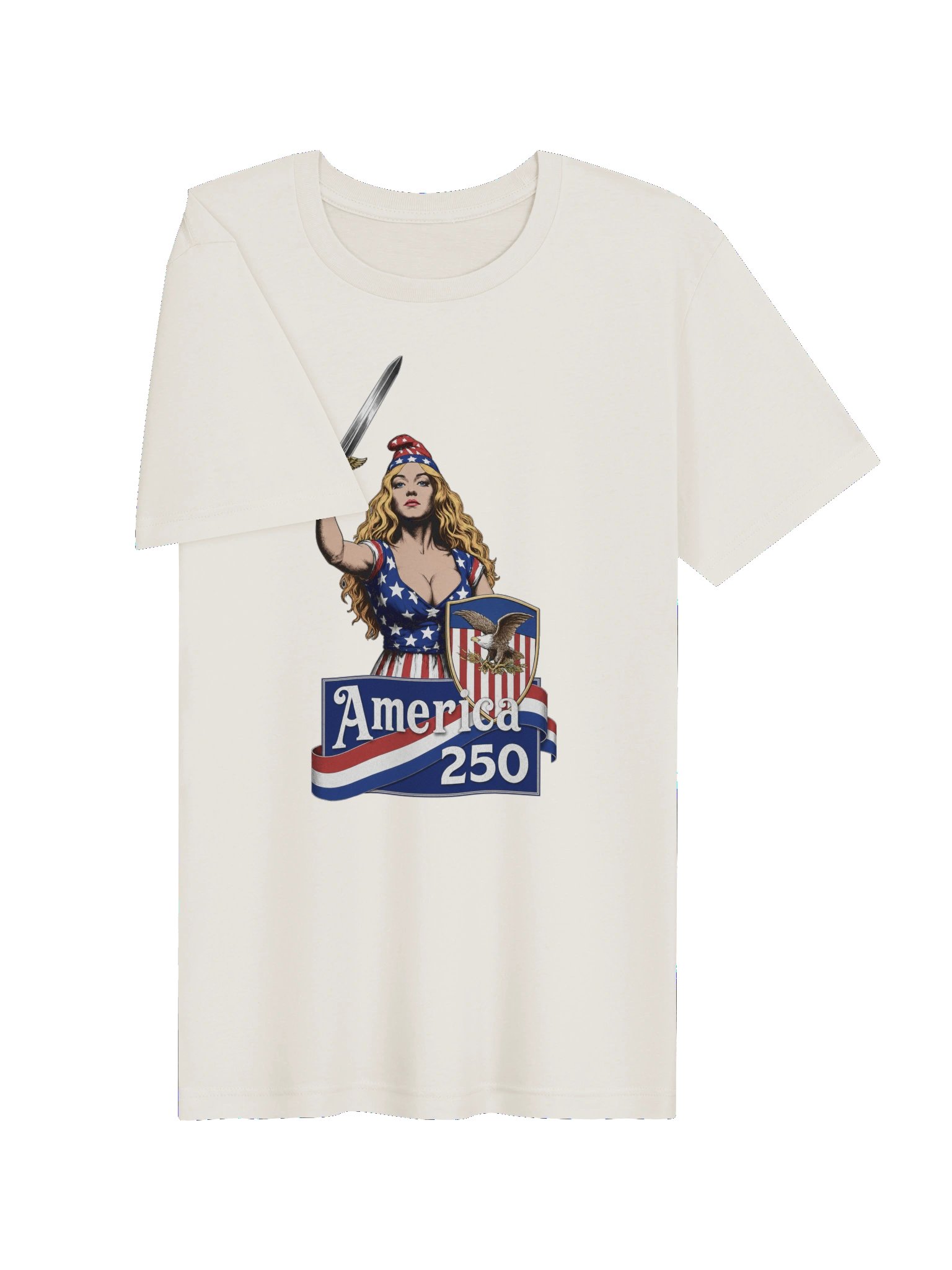 America 250 Patriotic Hero Tee - White product image (3)
