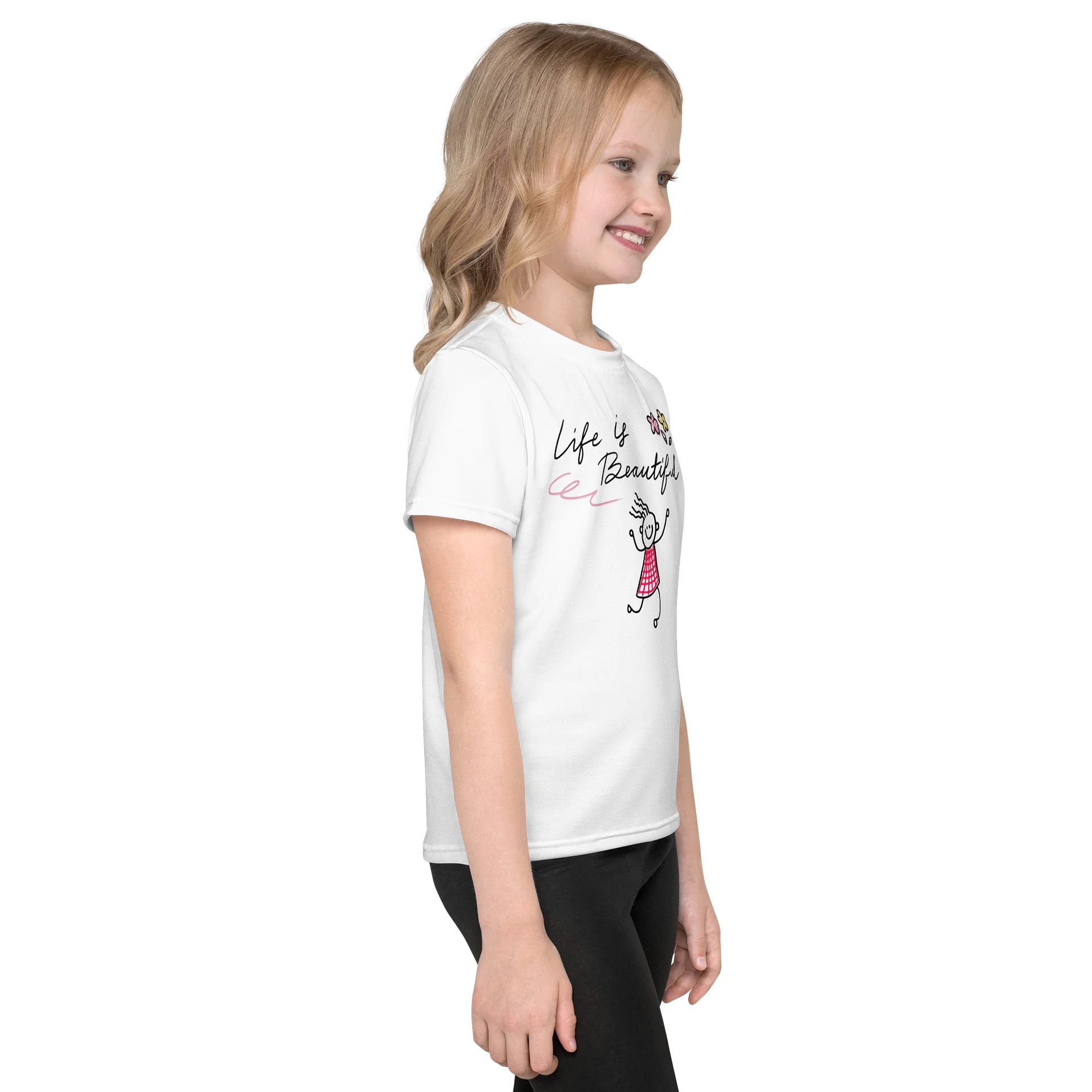 Life is Beautiful Doodle Girls Tee product image (2)