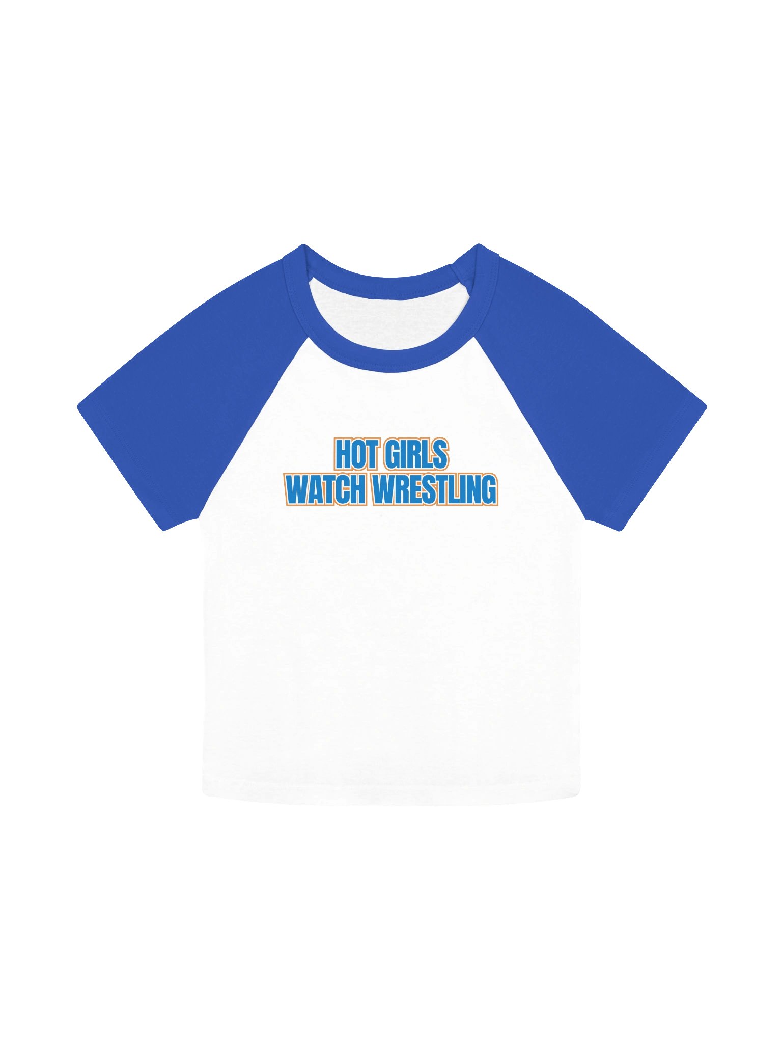 Hot Girls Watch Wrestling & NYC Hoops Baby Tee product image (1)