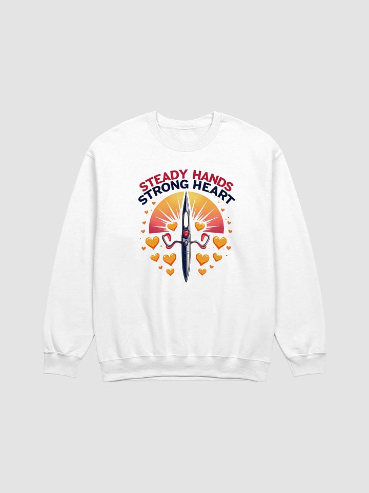 Steady Hands Strong Heart Crewneck Sweatshirt product image (4)