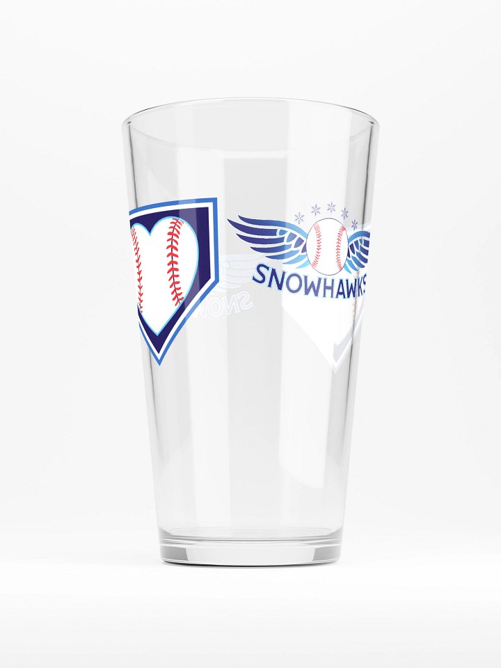 Home Plate Snowhawks Pint Glass product image (2)