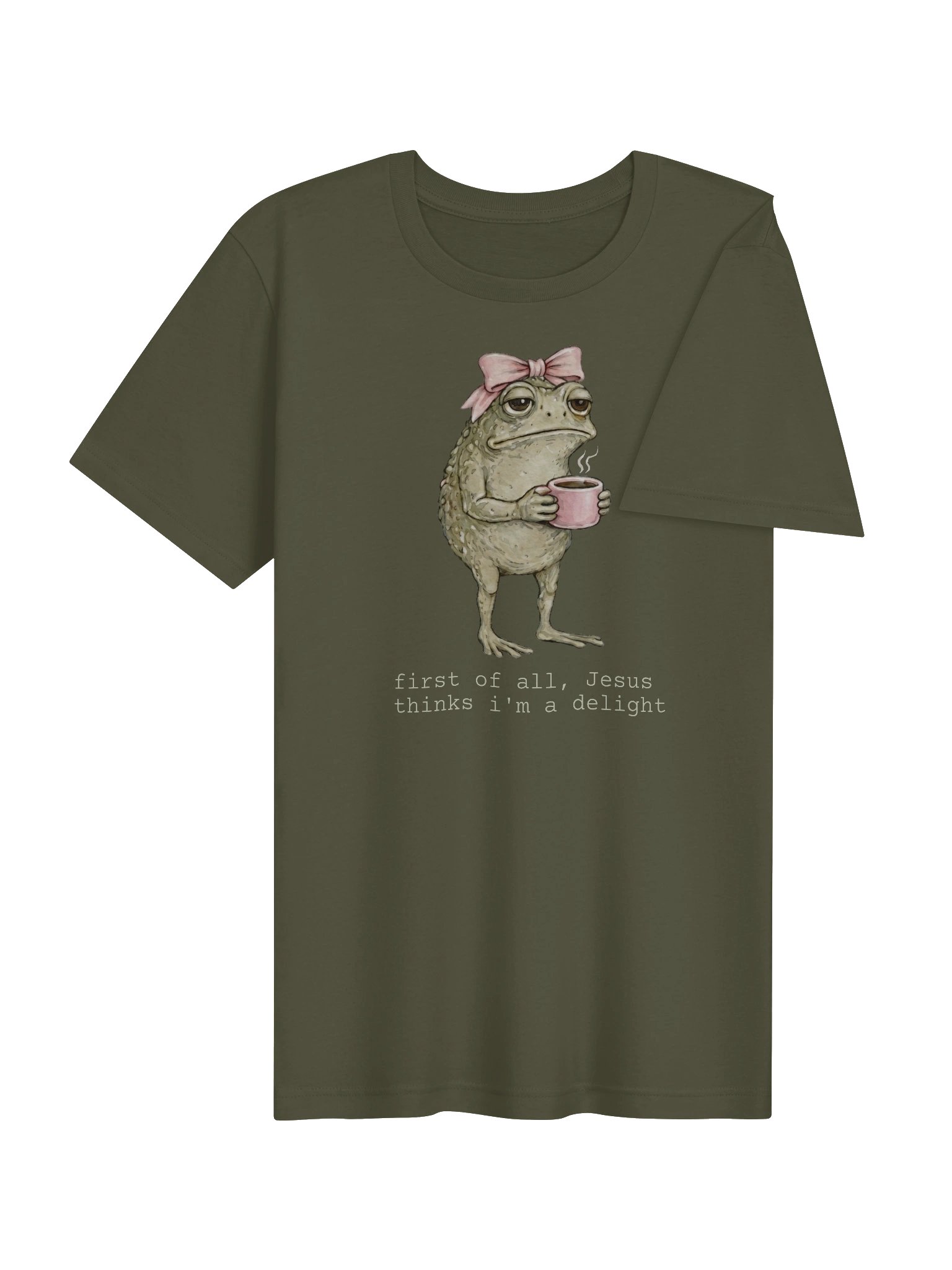 Jesus Thinks I'm a Delight Sarcastic Toad Graphic Tee product image (35)