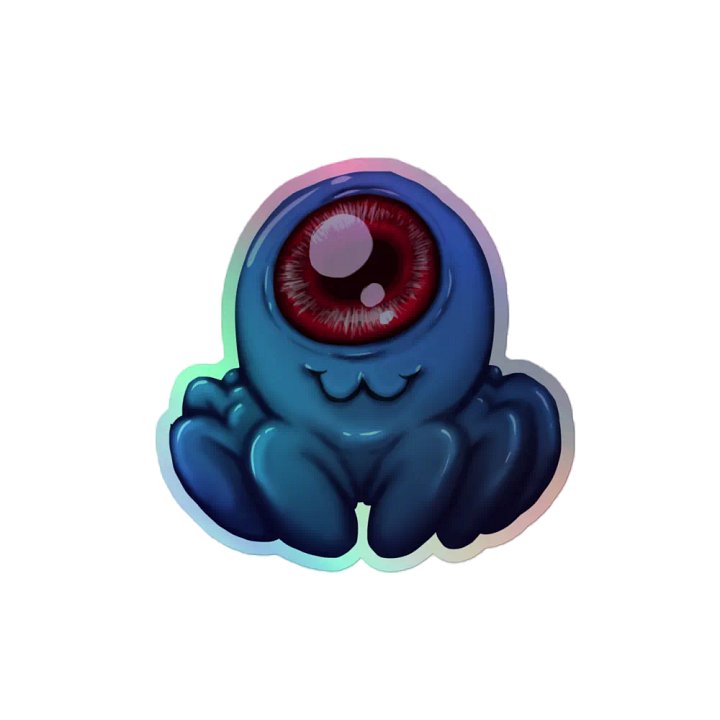 Amoeba Holographic Sticker product image (2)