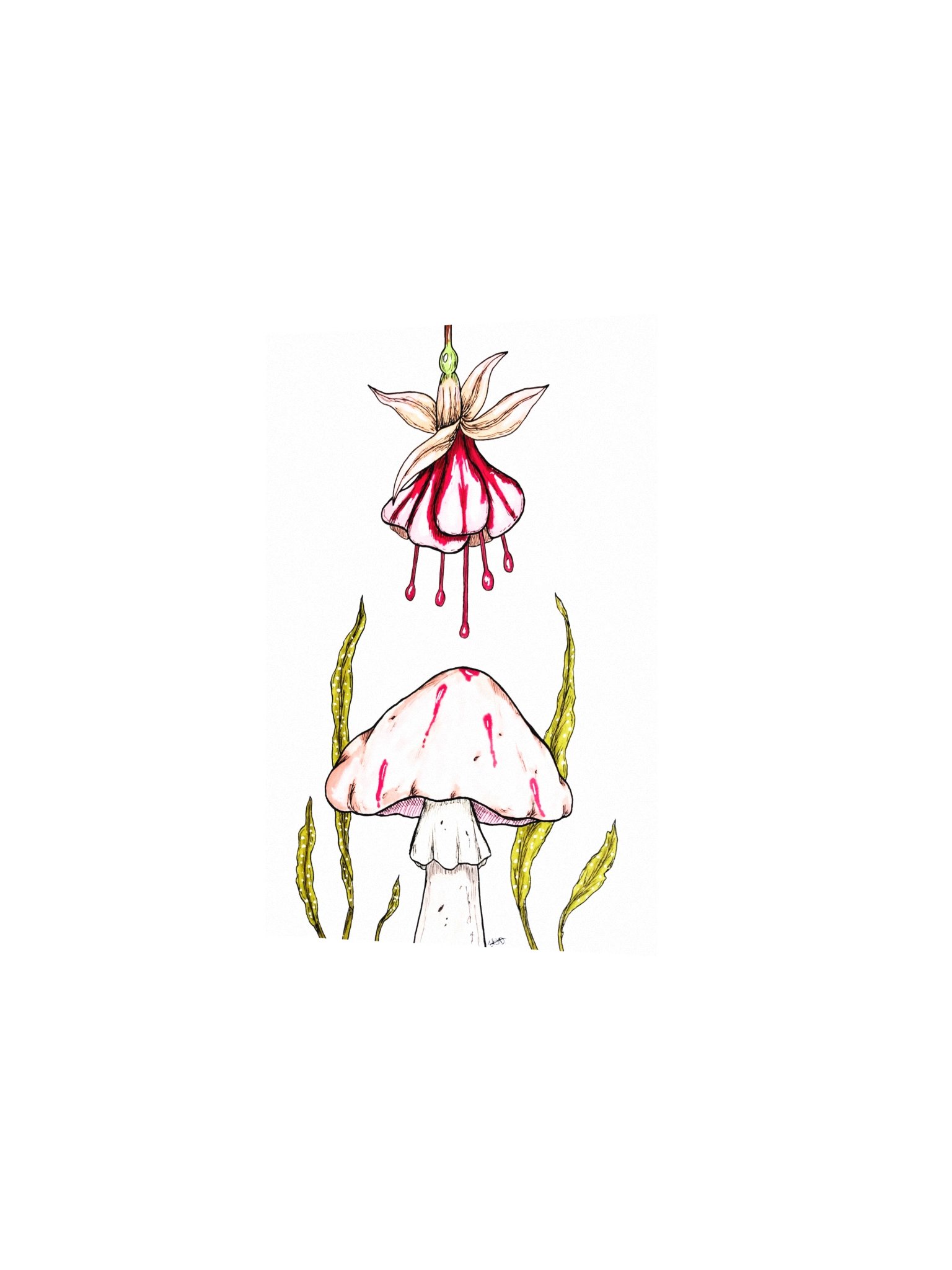 "Ruby Drops" Matte Poster product image (2)