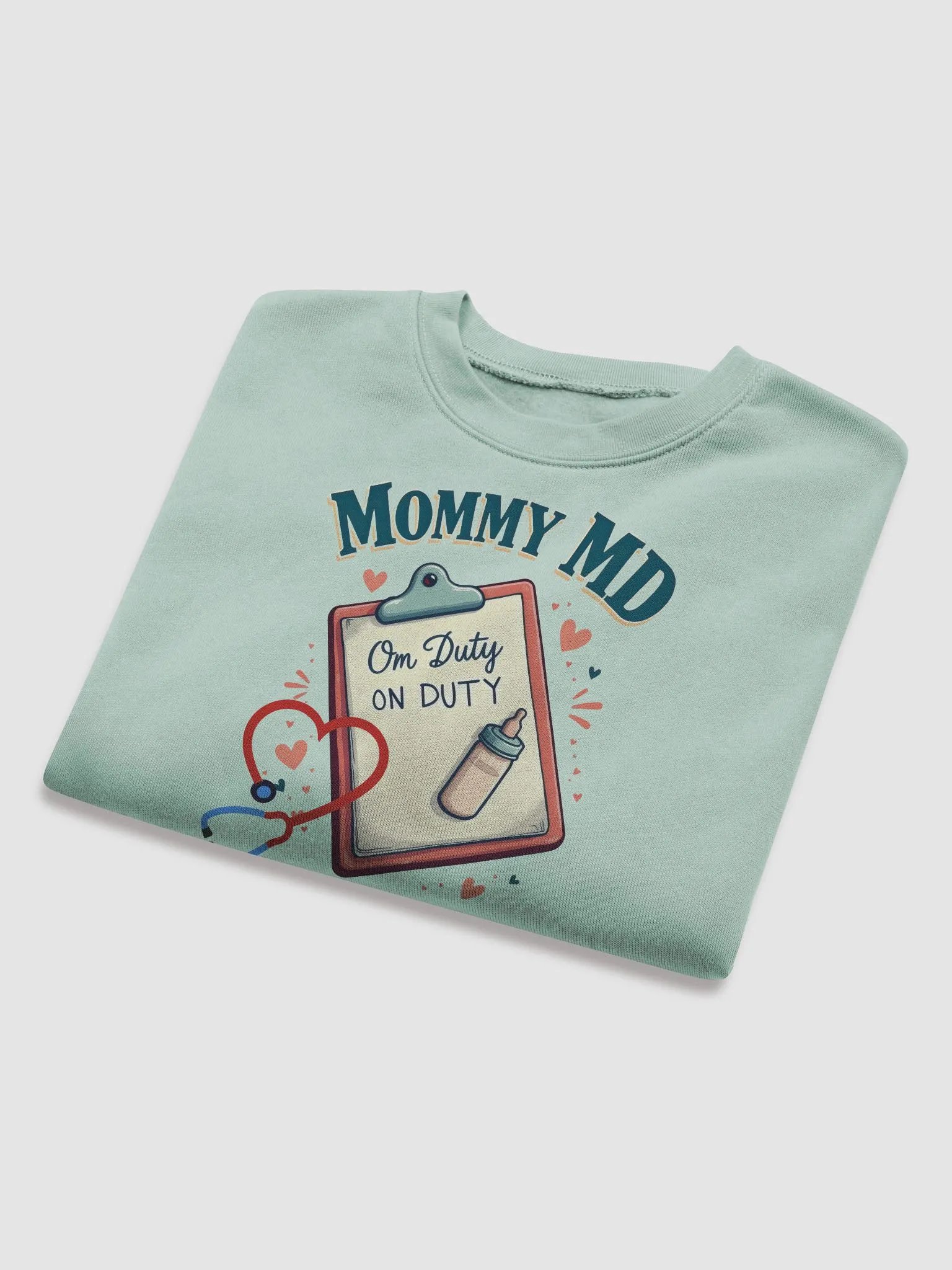 Mommy MD On Duty Crop Sweatshirt product image (32)