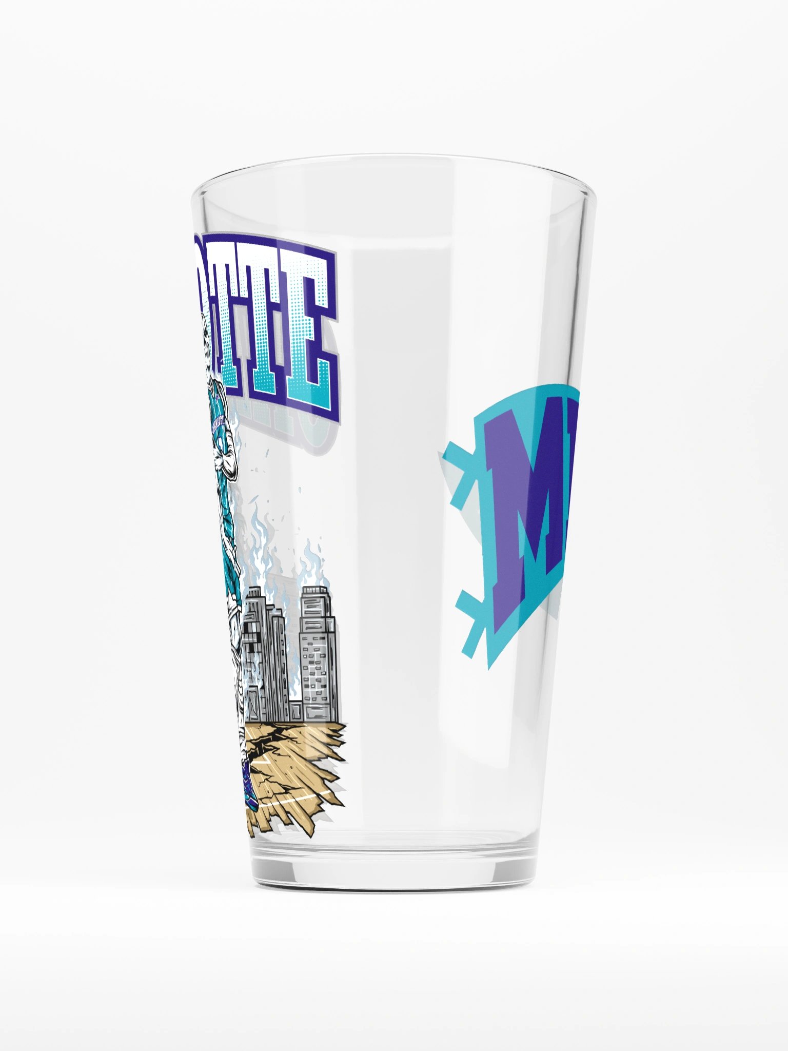 Charlotte, Welcome to Basketball Pint Glass product image (3)