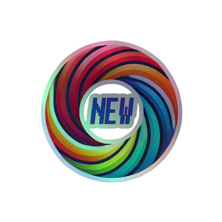 Vibrant Vortex Holographic Sticker Set product image (2)