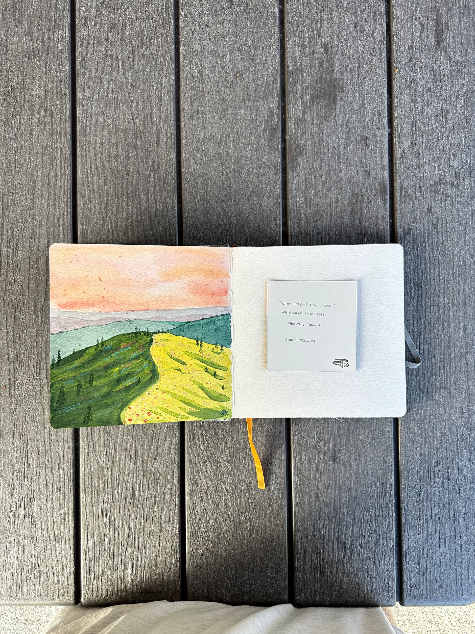 Sunset Hills Watercolor Print product image (4)