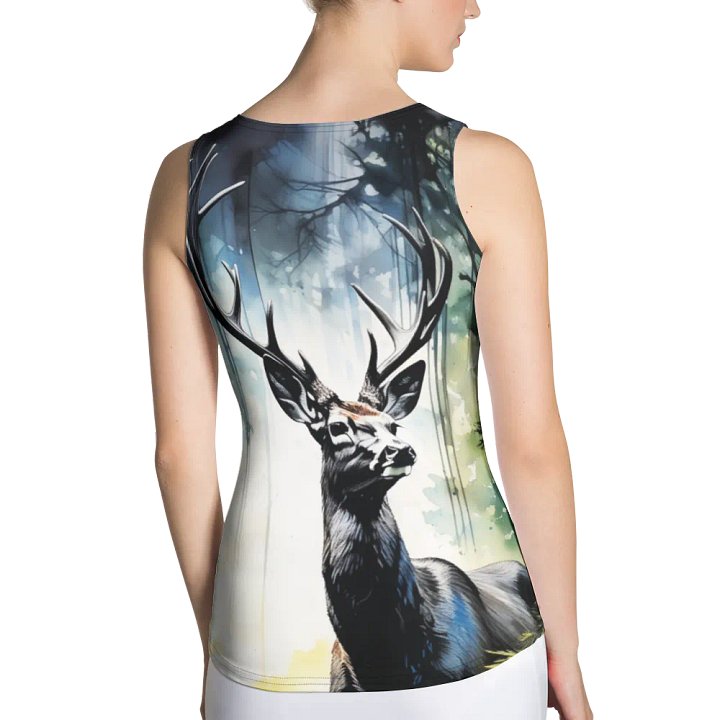 All-Over Printed Tanktop by Sublicolor - Deer green product image (2)