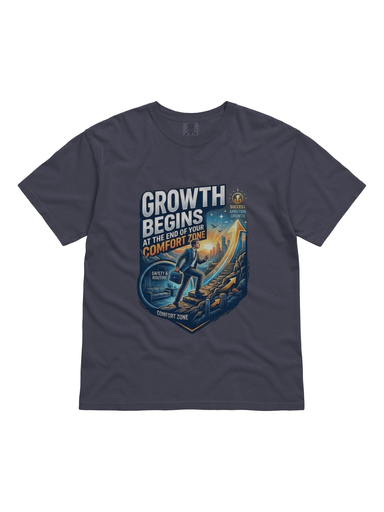 Comfort Zone Motivational Graphic T-Shirt product image (1)