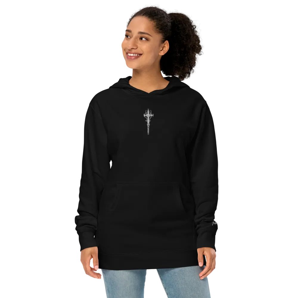 White Crusifix Basic Hoodie product image (5)