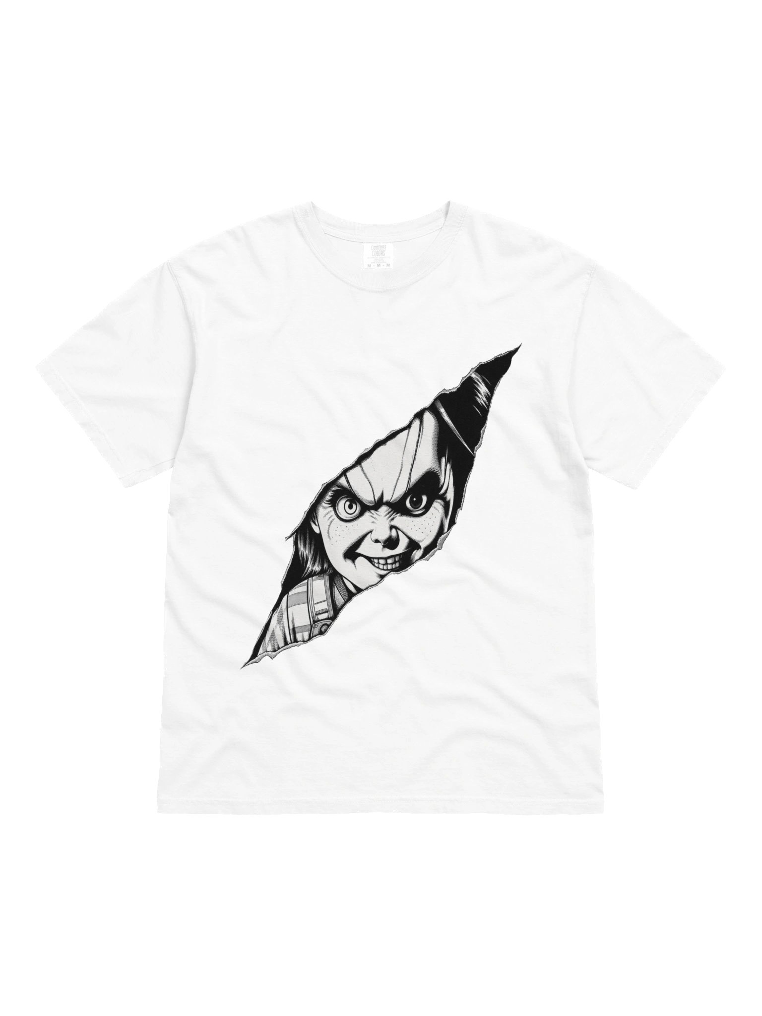 CREEPY KILLER DOLL GRAPHIC T-SHIRT | SPOOKY HORROR GRAPHIC TEE product image (4)