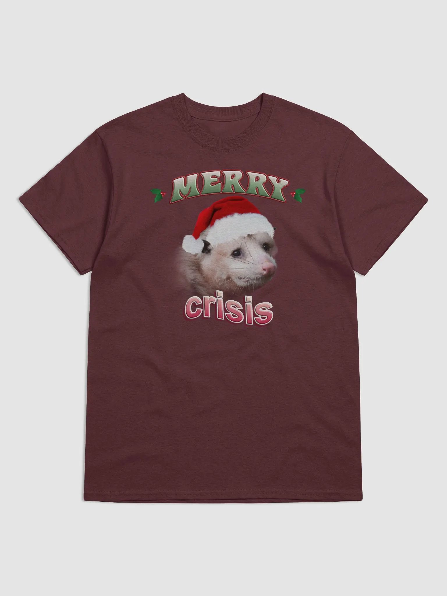 Merry Crisis possum T-shirt product image (37)